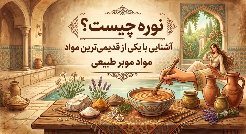 نوره چیست و چگونه برای از بین بردن موهای زائد استفاده میشود